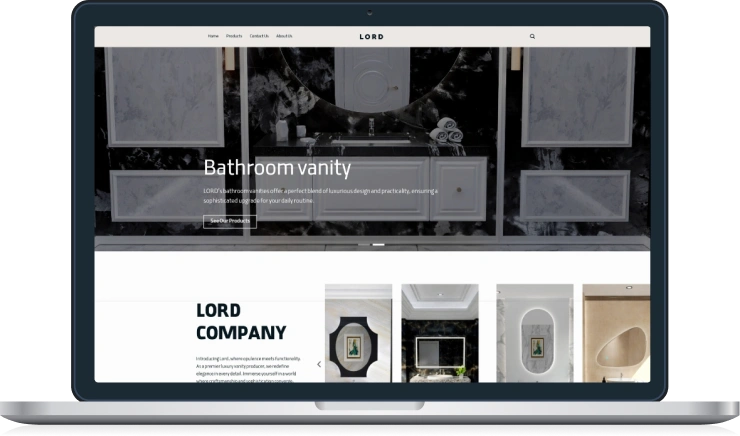 نمونه کار کاتالوگ آنلاین برند لرد کمپانی